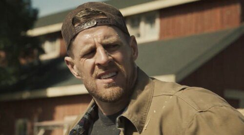 Costume design by Anette Cseri for the Miller Lite commercial featuring JJ Watt on the farm